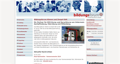 Desktop Screenshot of bildungsforum.com